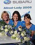 Links: Sabine Langer 1. Platz; Mitte: Tatjana Ruthardt 2. Platz; Rechts: Fabienne Hohenester.